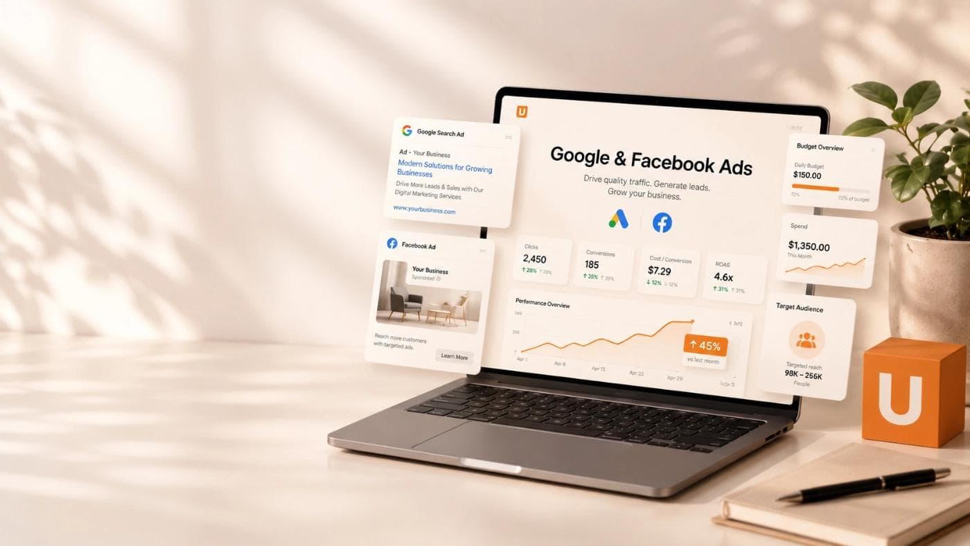 Google and Facebook ad management for small businesses