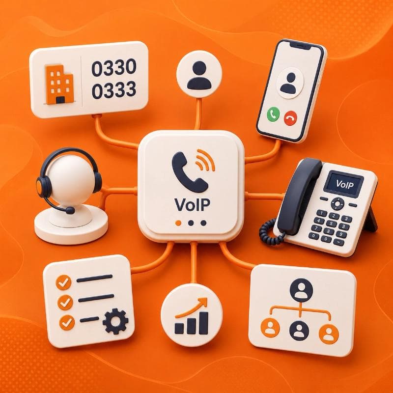 Business numbers, VoIP and call management for growing teams