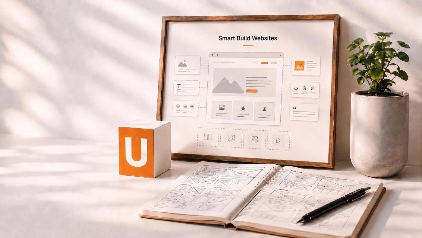 A professionally composed Smart Build website