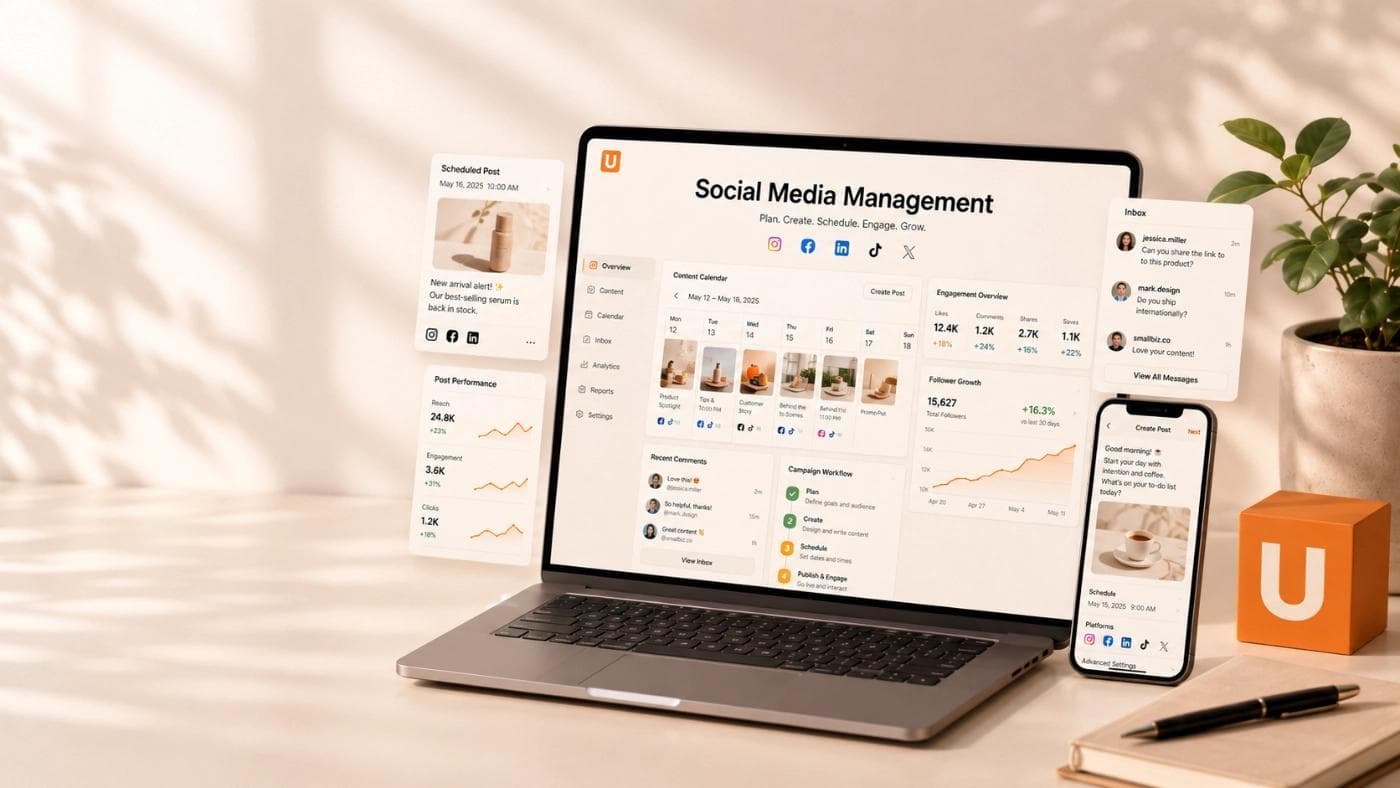 Social media content planning and management